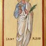Saint Alban [Peint sur bois pour Alban]