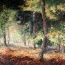 Sous-bois en forêt de Rambouillet [Acrylique sur toile - 90 x 60]